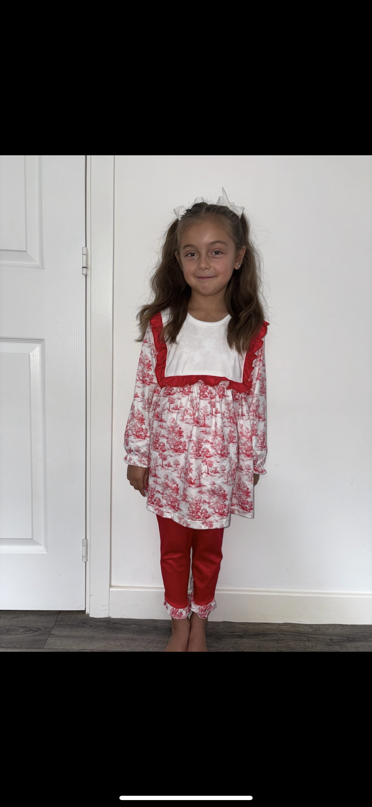 PREORDER Red Toile Christmas Loungewear