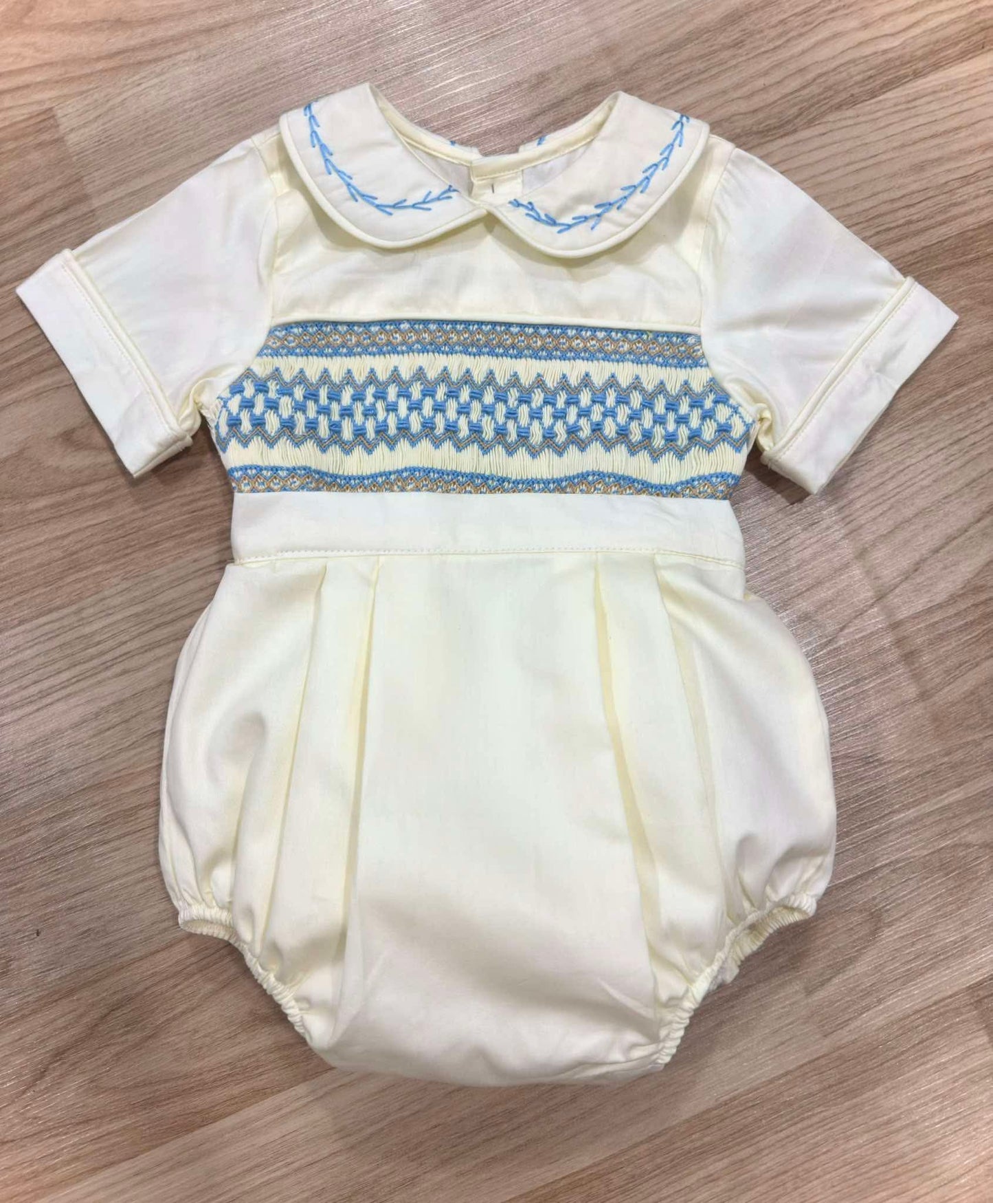 Boys Smocked Romper