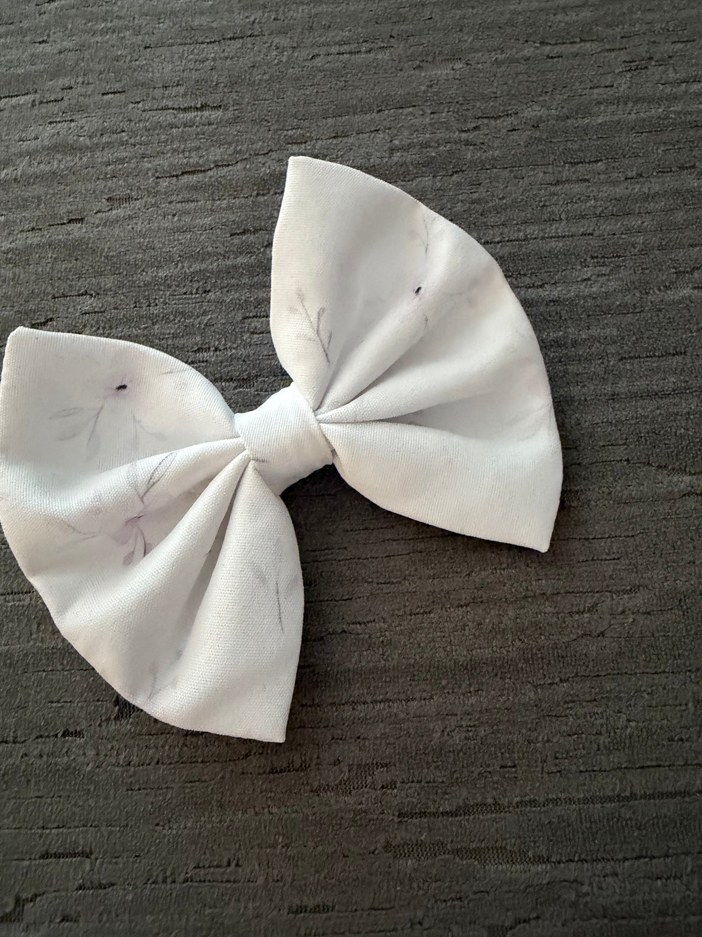 Purple Floral Hairbow