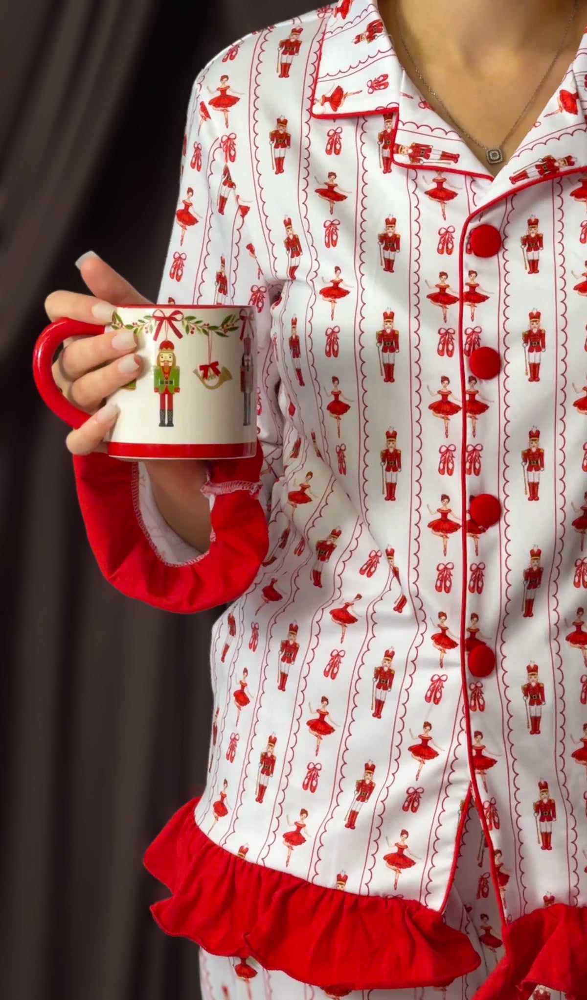 PARTIAL PREORDER Women's Red Nutcracker Christmas PJs