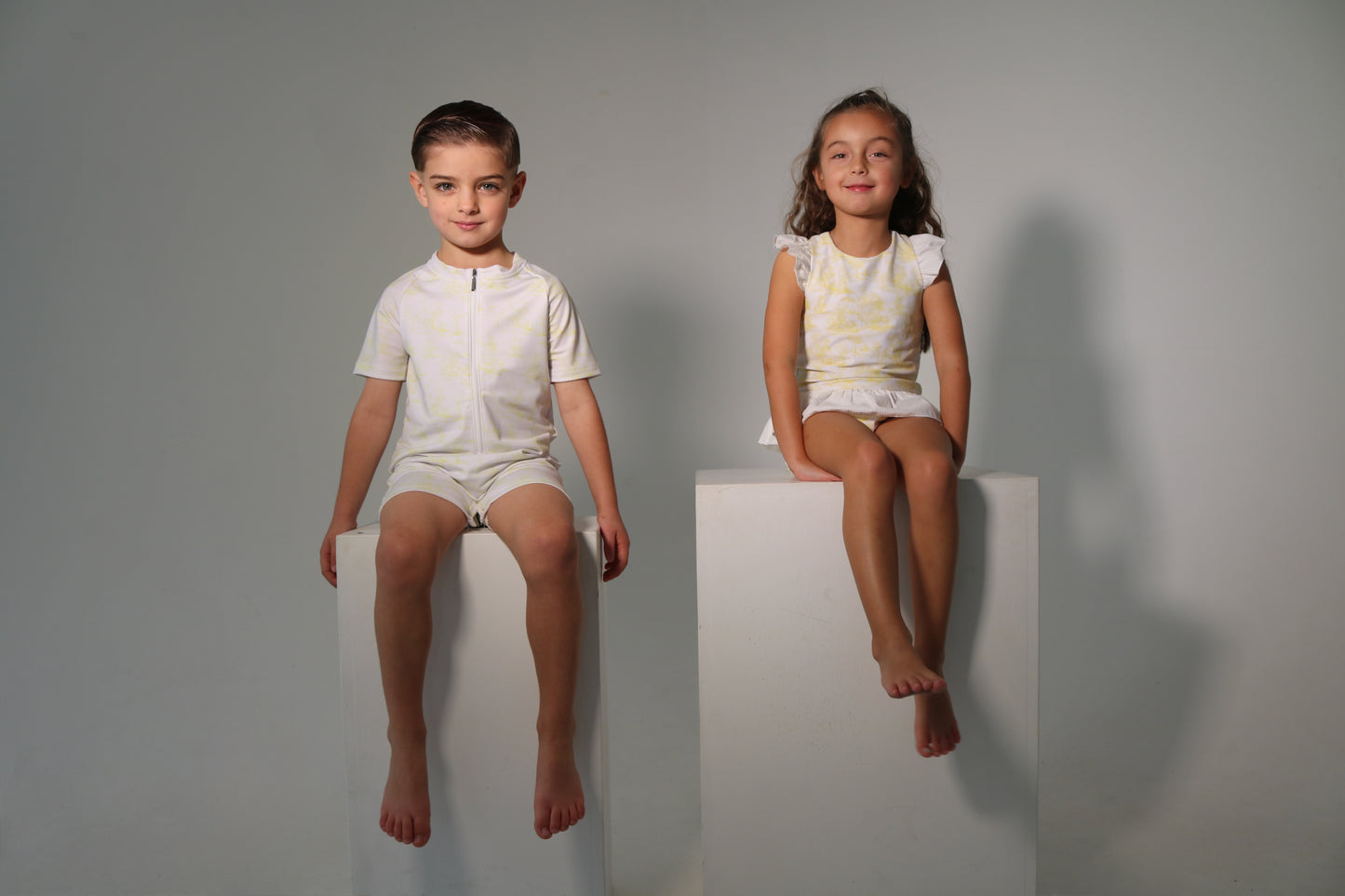 Boys Lemon Toile Swimsuit