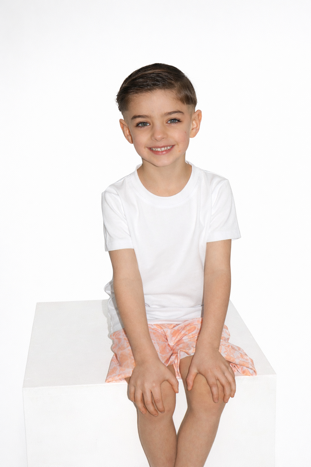 Boys Amalfi Tile Swim Shorts and Top