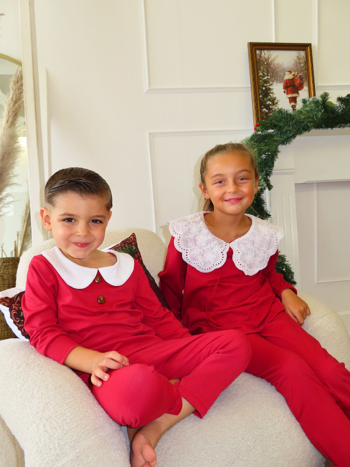 Girls Burgandy Lounge Set