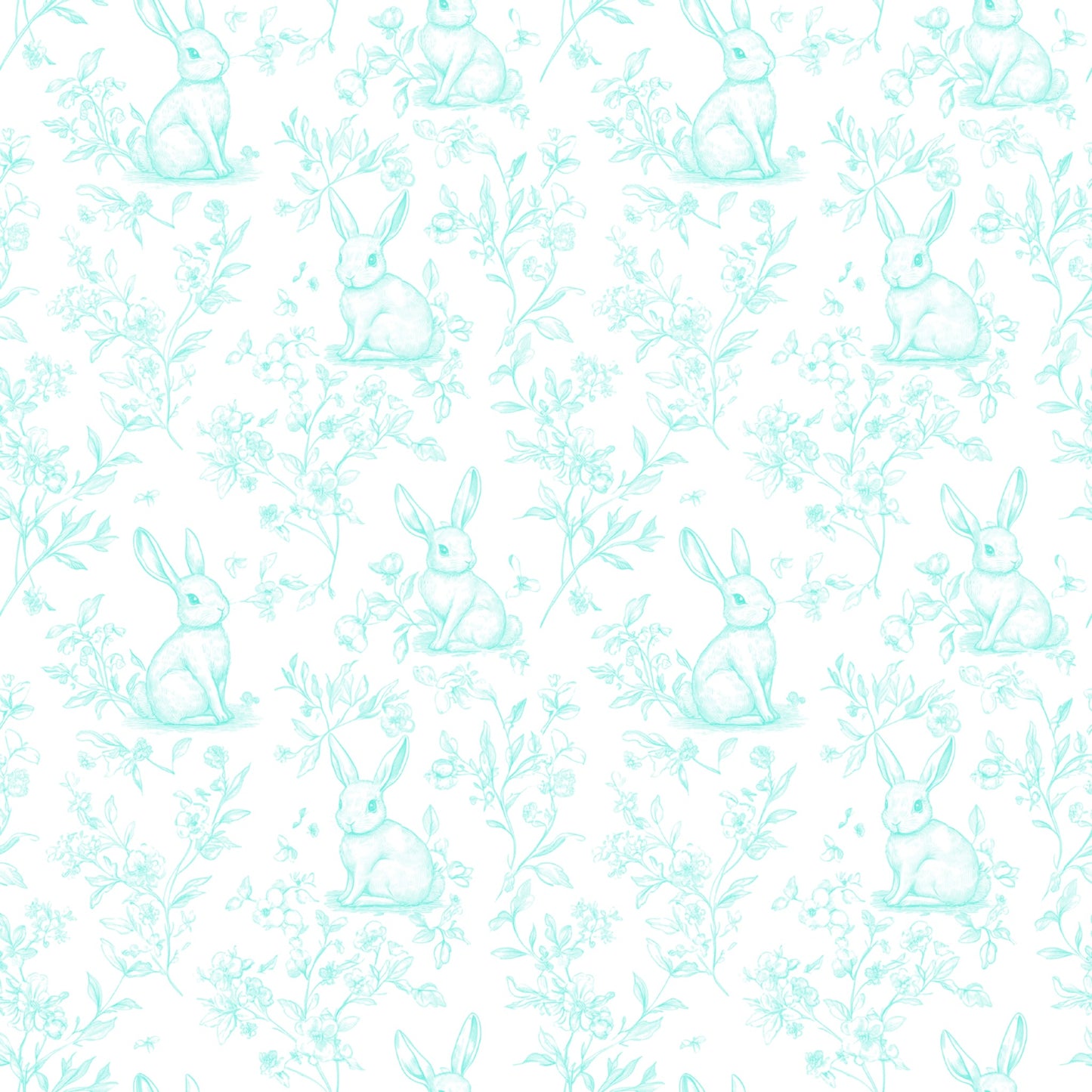 Boys Bunny Toile Pyjamas