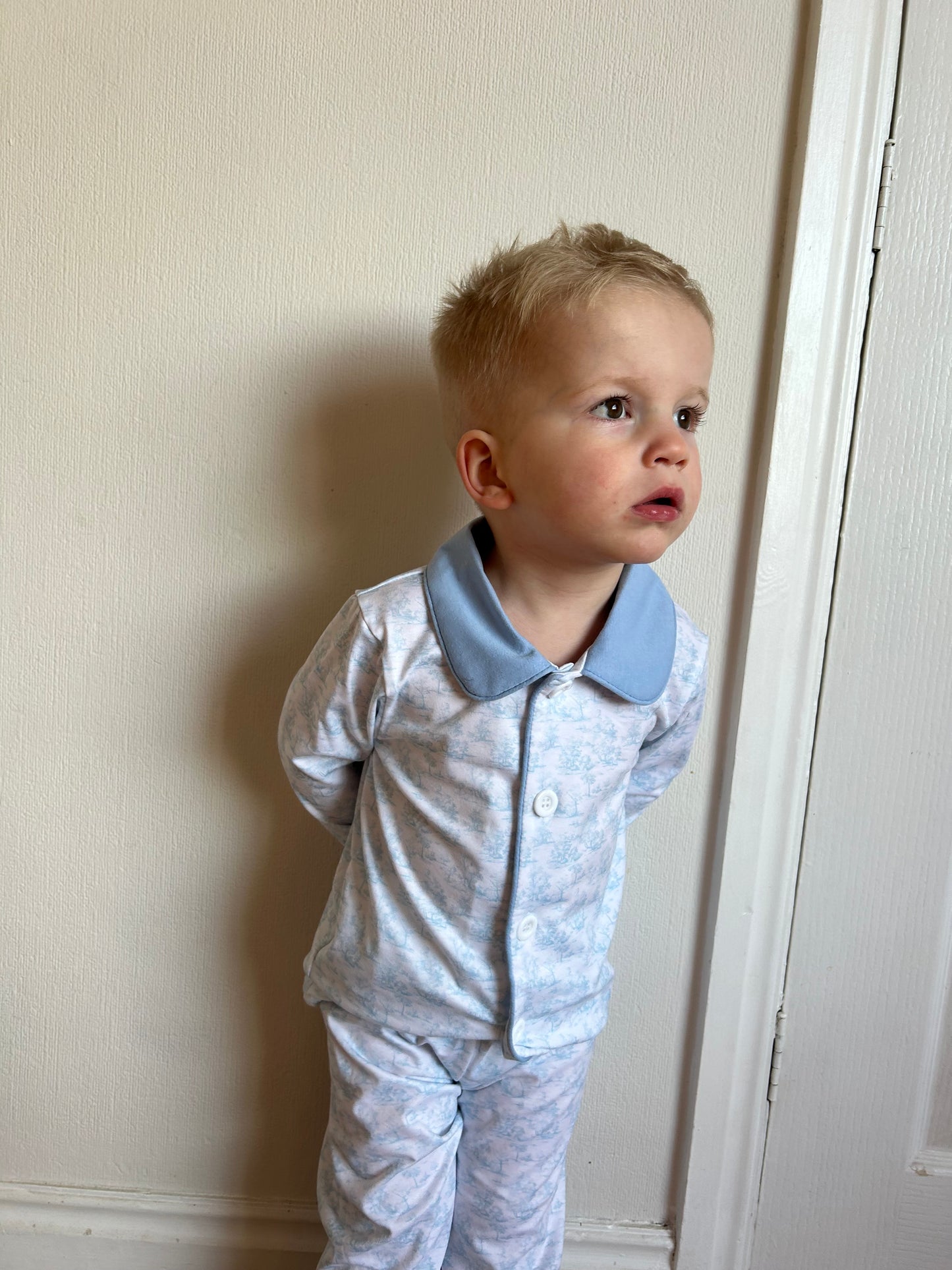 Blue Toile PJs