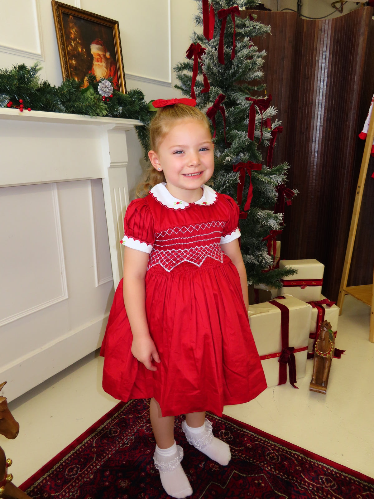 Christmas Exclusive Red Smock