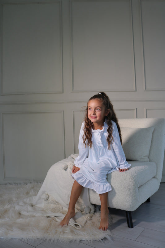 Girls Bunny Toile Nightdress