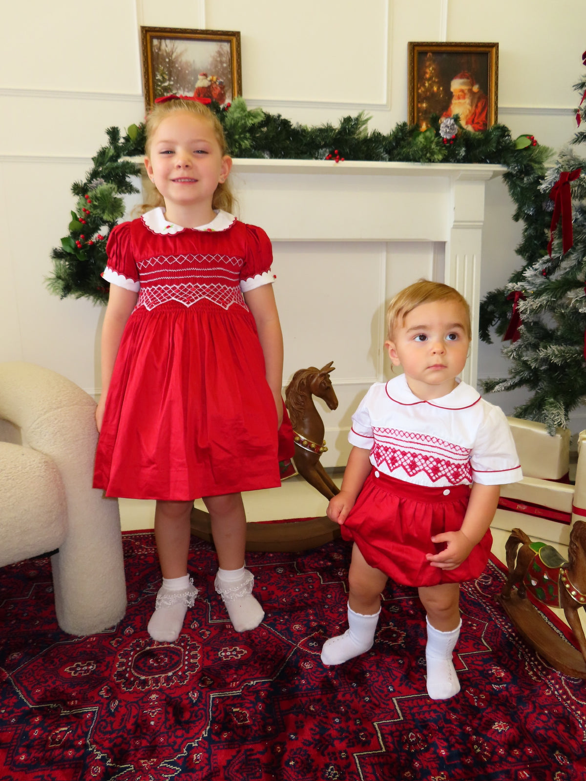 Christmas Exclusive Red Smock